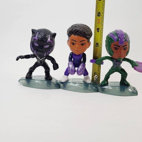 MARVEL STUDIOS BLACK PANTHER WAKANDA FOREVER McDonald's Happy Meal toy bundle - Picture 3 of 4